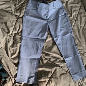 Blue Capri Exact Stretch Pants From The Limited